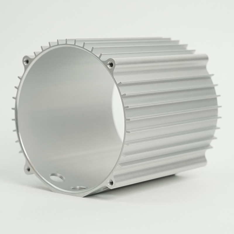 Diameter dalaman 145 perumahan motor aluminium yang diekstrusi untuk penghawa dingin