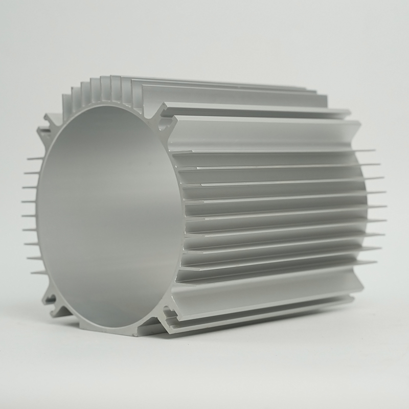 Diameter dalaman 160 penghawa dingin yang diekstrusi aluminium motor kandang