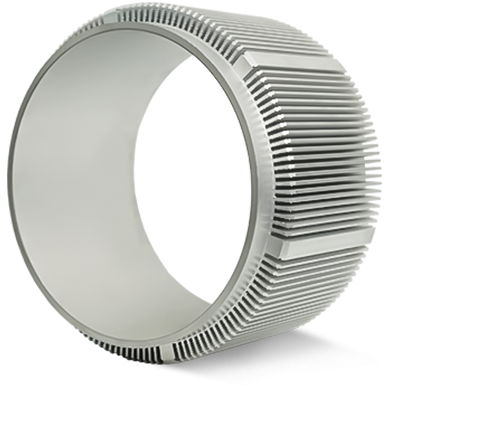 Diameter dalaman perumahan motor aluminium 261-350